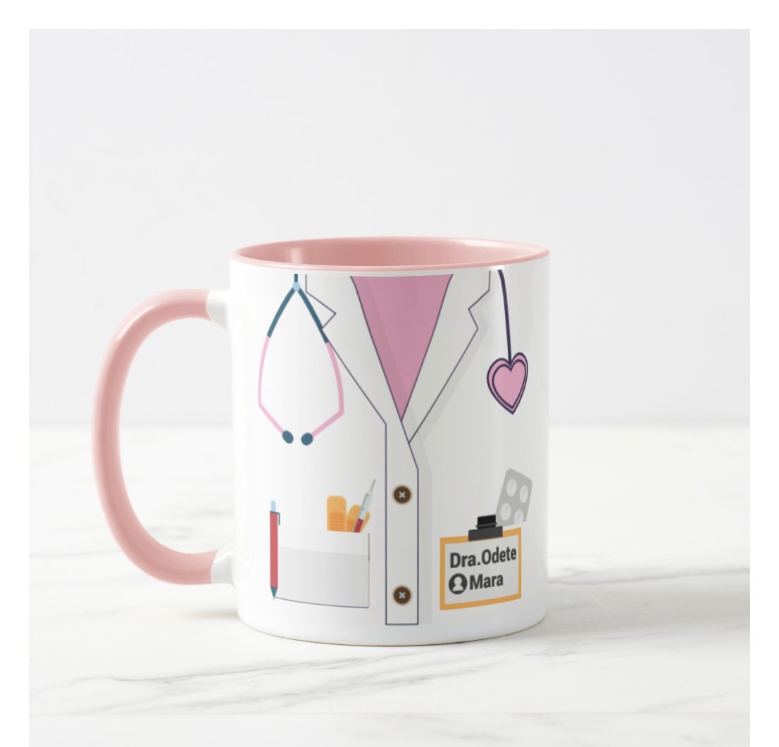 Caneca Uso Exclusivo da Minha Médica Preferida Personalizada
