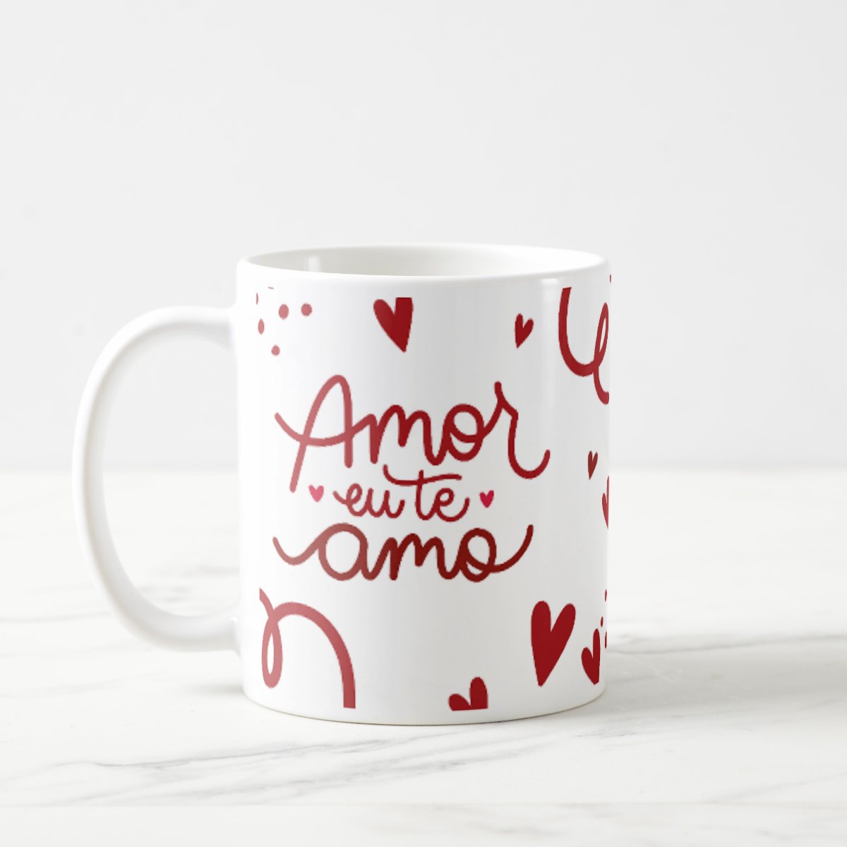 Caneca Personalizada Presente em Comemoração Amor Eu Te Amo - Família (amor eu te amo)