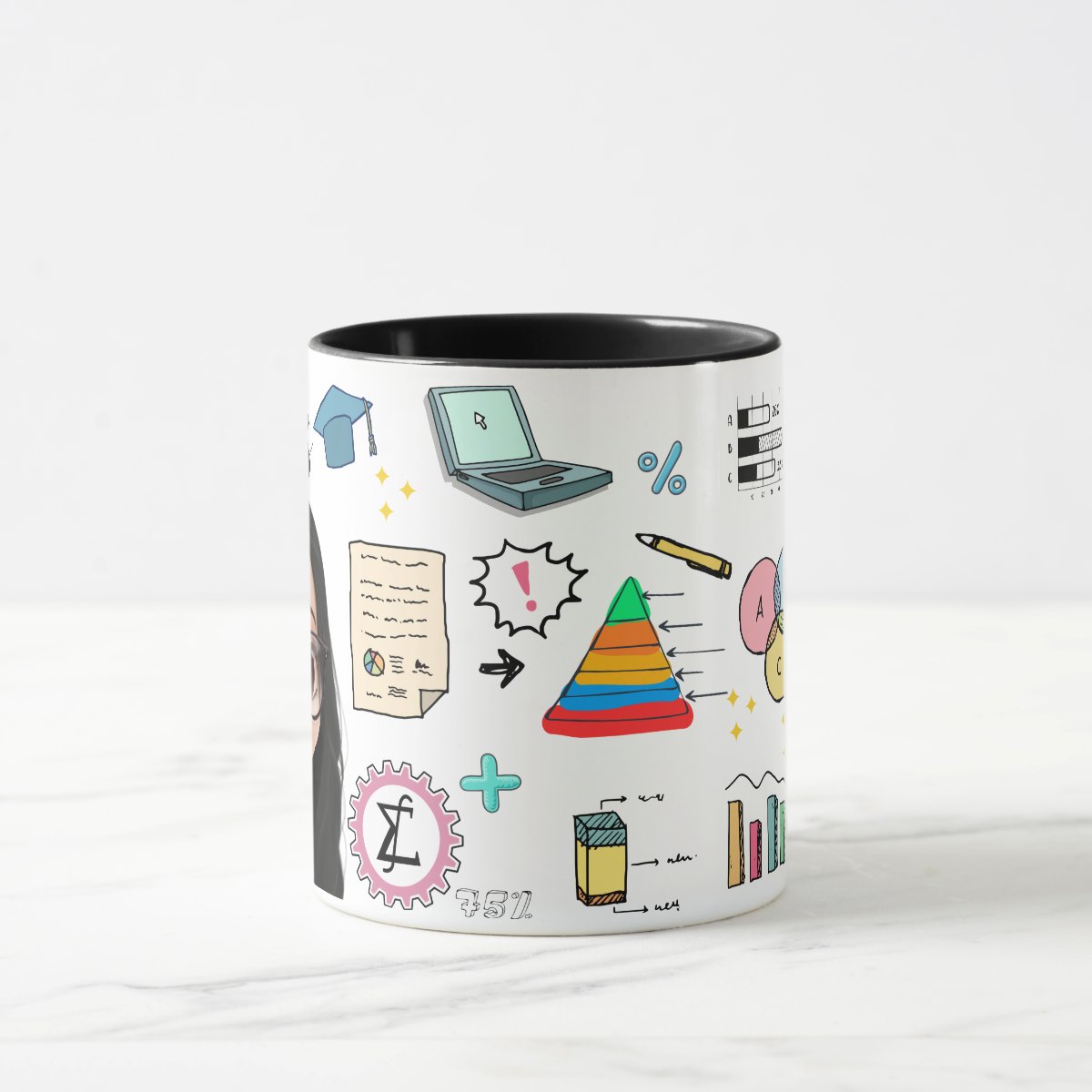 Caneca Presente Criativo Personalizado Estatística