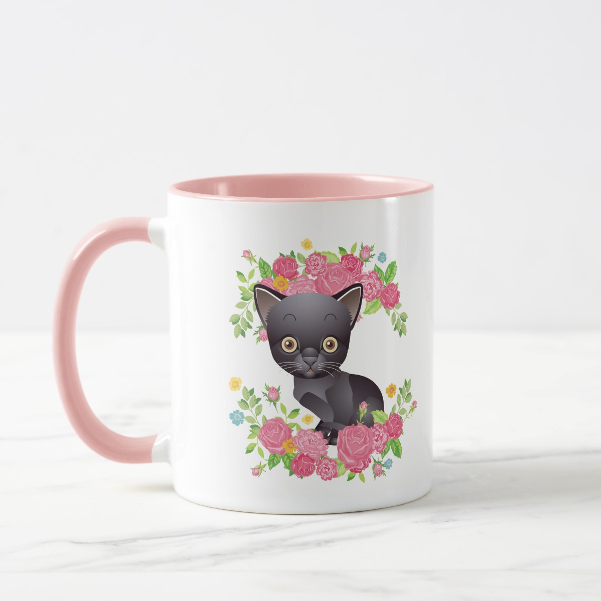 Caneca Gatinho Presente Criativo Mulher Apaixonada Por Gato