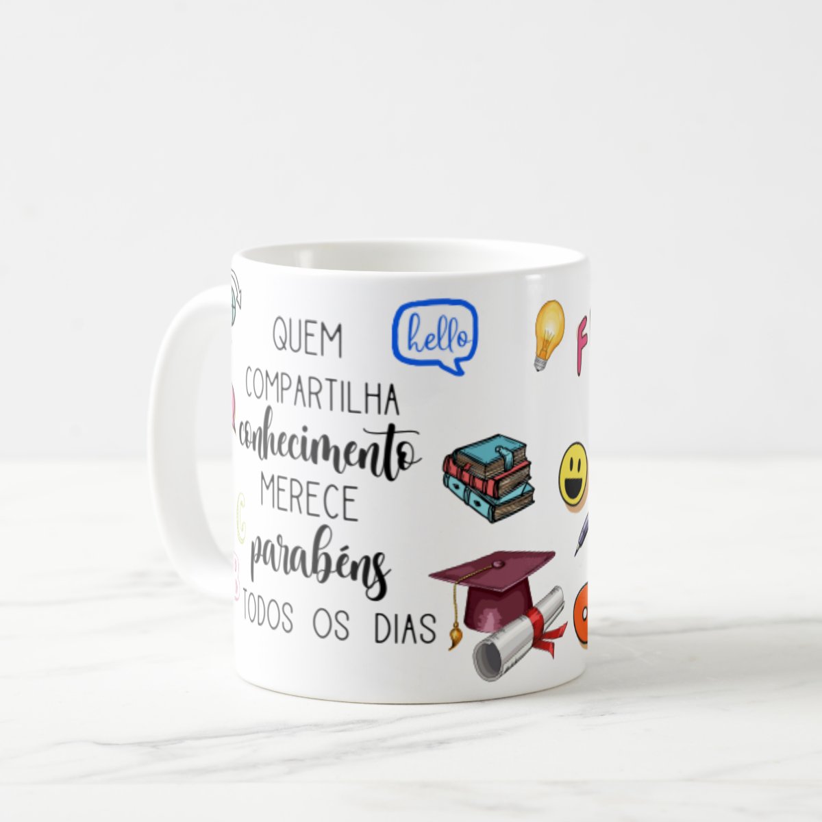 Caneca Presente Dia Dos Professores Miss Teacher Inglês