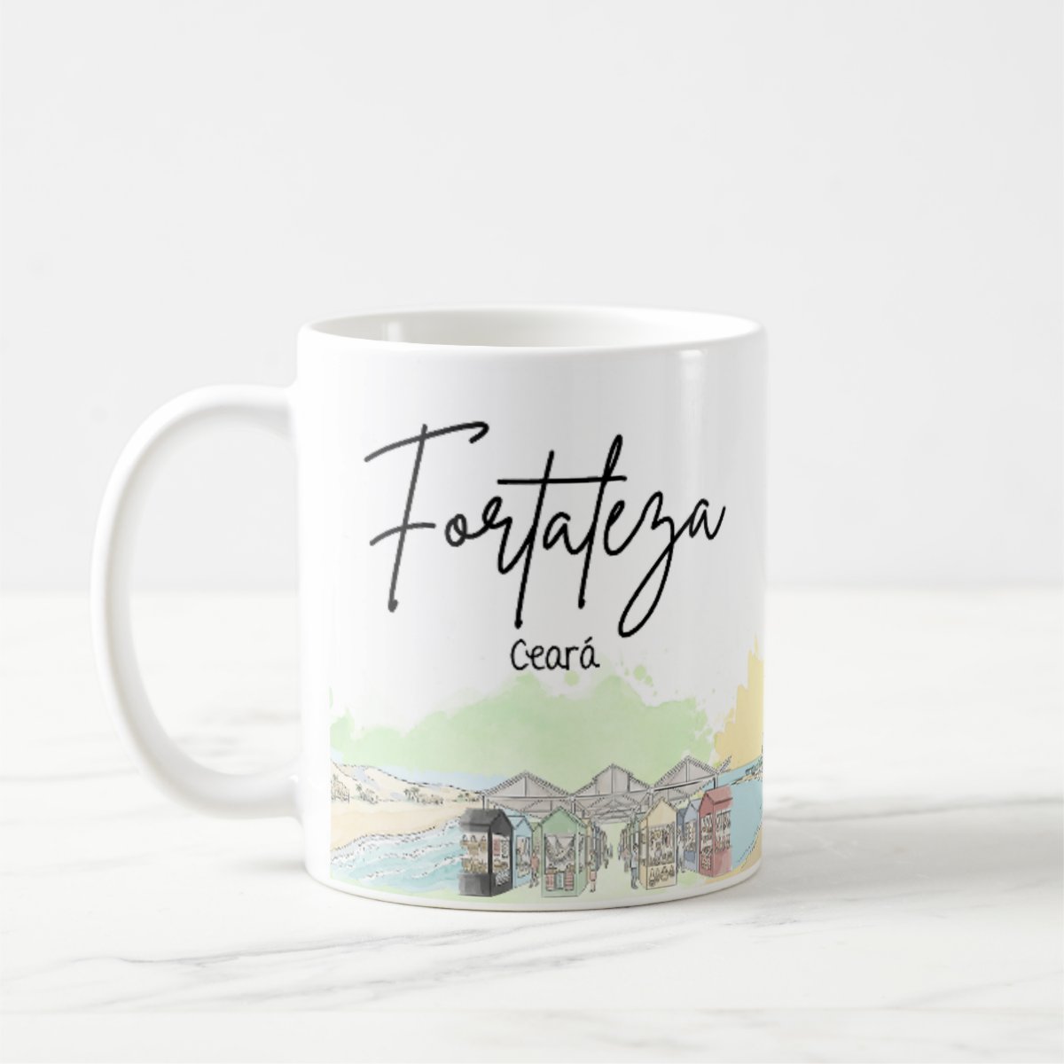 Caneca Personalizada Ceará Lembrança Cidade Fortaleza