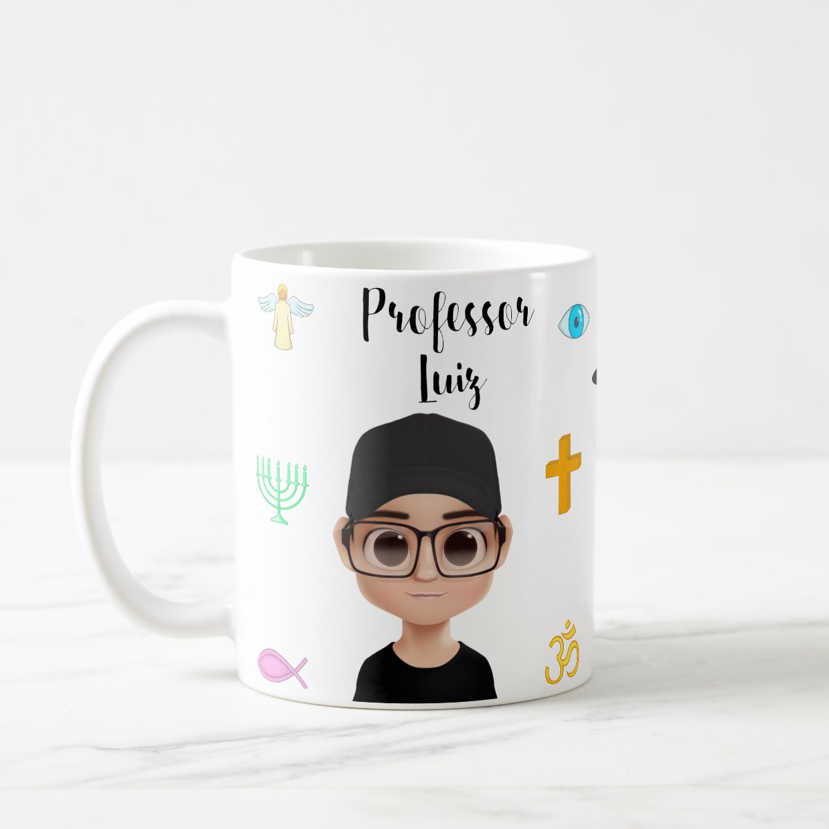 Caneca Presente Personalizado Professor Ensino Religioso - Dia dos Professores (Professor(a))