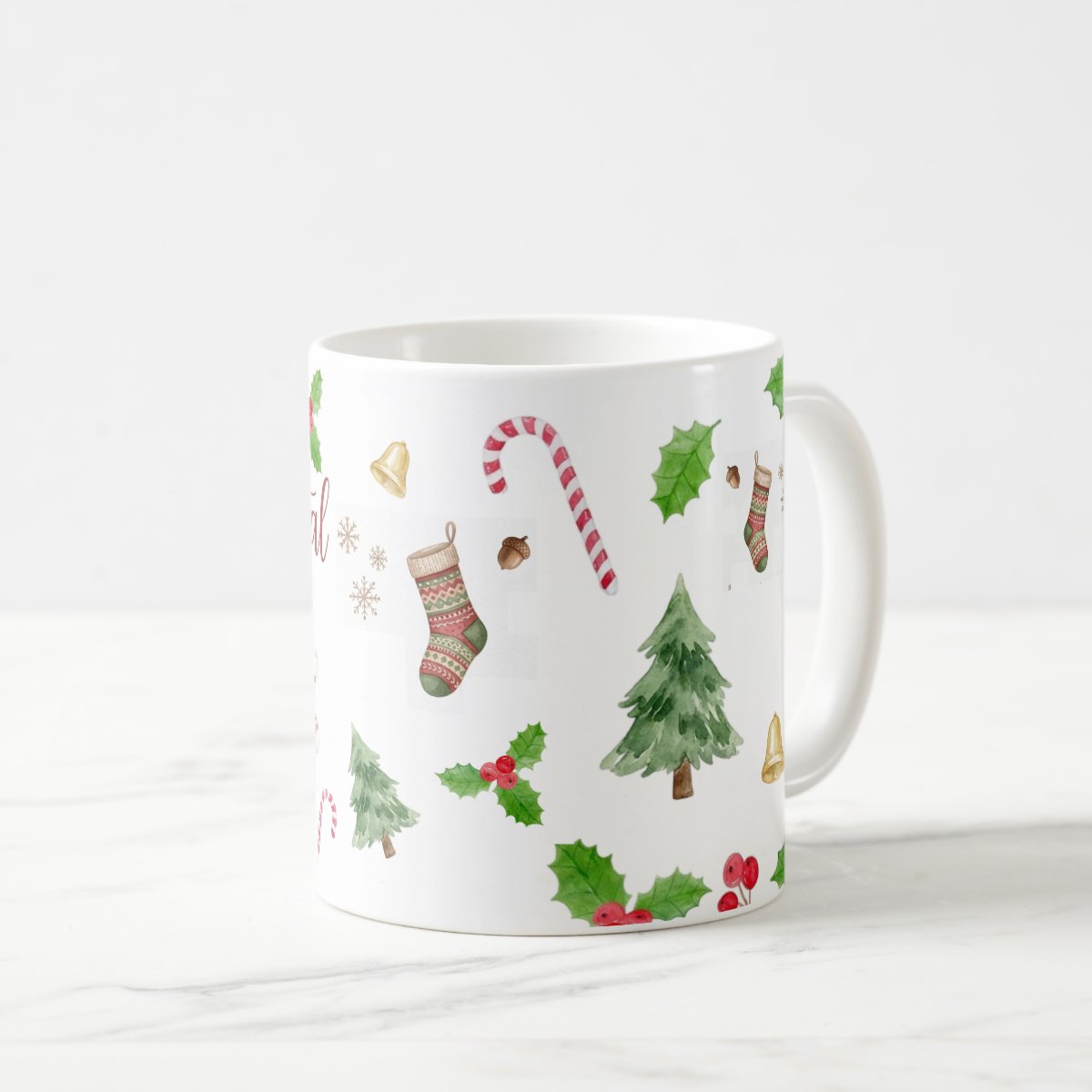 Caneca Primeiro Natal como Vovó vovô