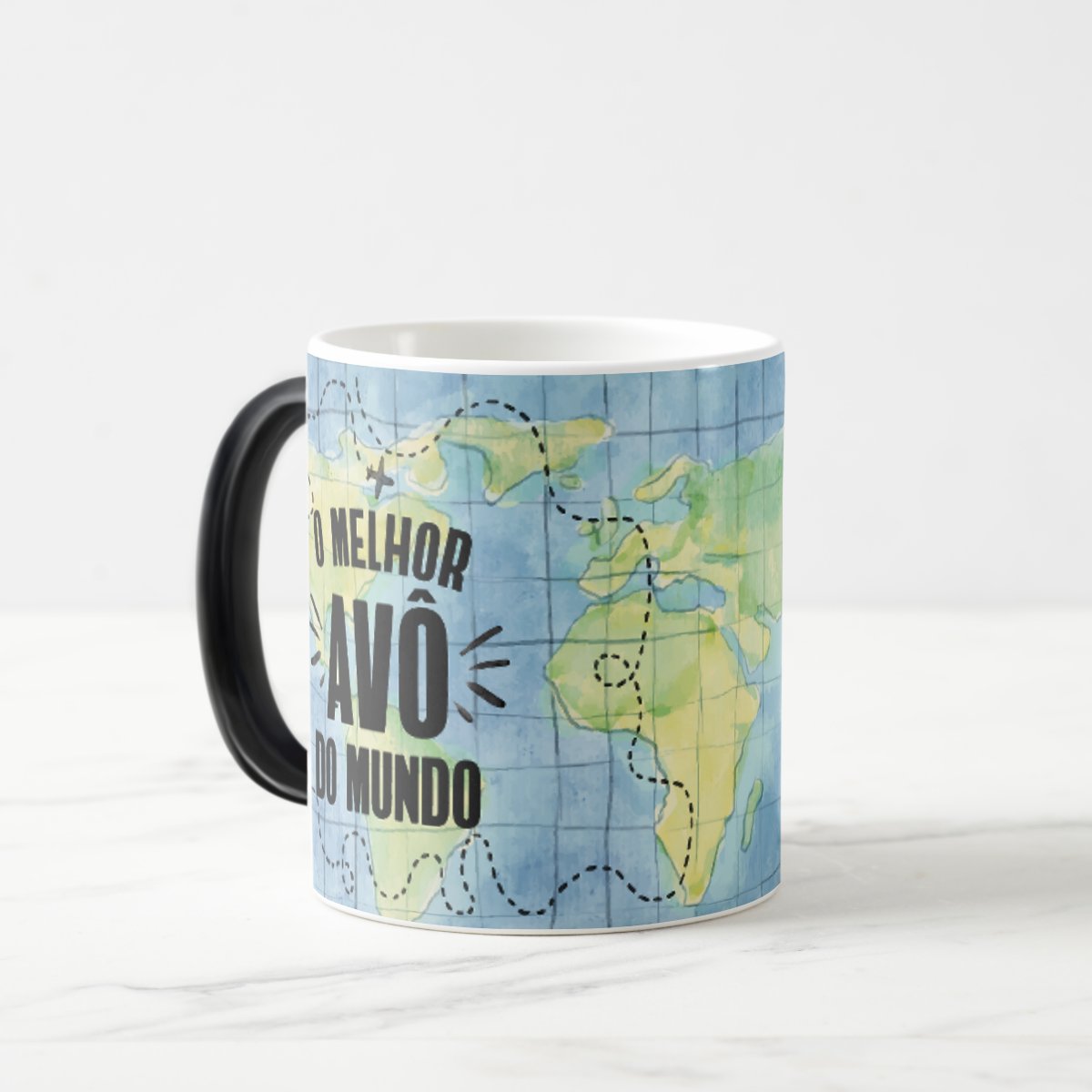 Caneca Mágica Personalizada Melhor Avô do Mundo