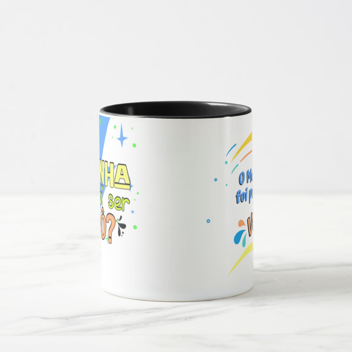 Caneca Presente Criativo Revelação para Pai Promovido a Vovô