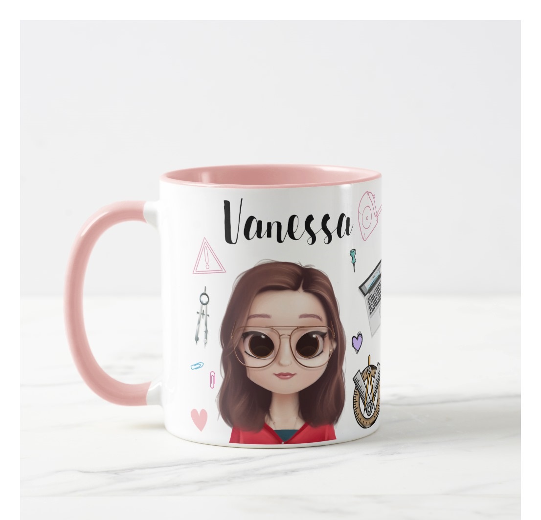 Caneca Profissão Arquitetura Presente Formatura Arquiteta - Profissões (Arquiteto(a))