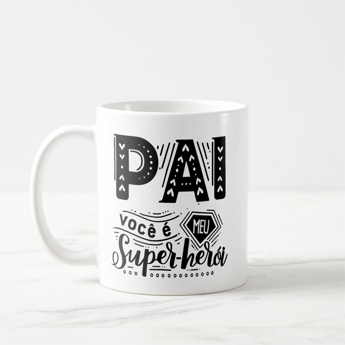 Caneca Presente Dia Dos Pais Pai Super - Herói