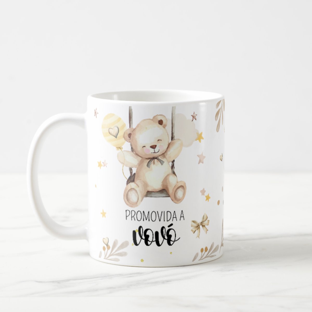 Caneca Promovida a Vovó Avó Surpresa Especial Familia