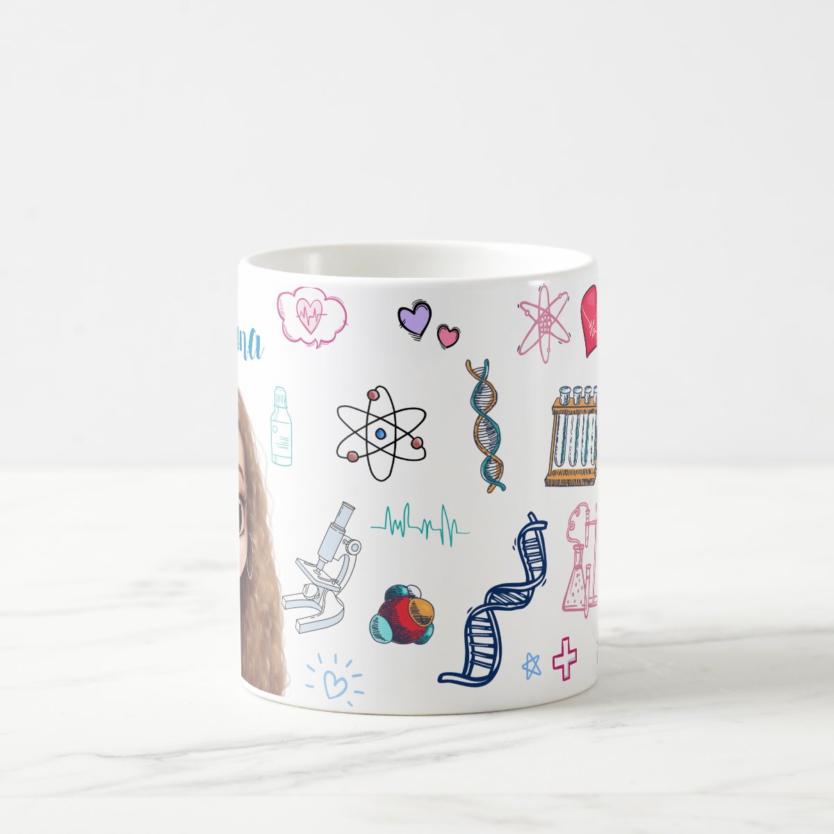 Caneca Biomedicina Presente Feminino Formatura Biomédica