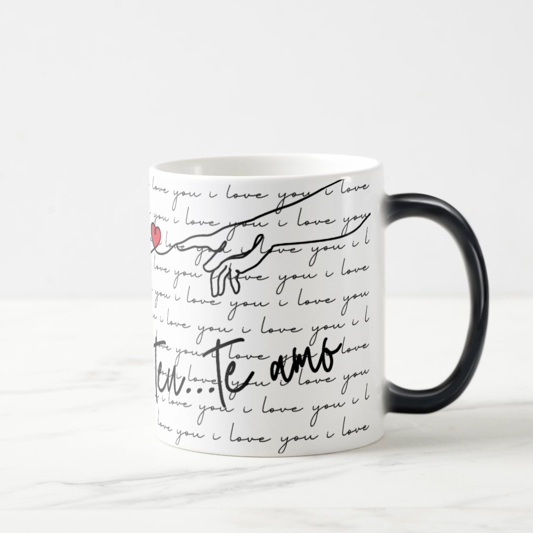 Caneca Mágica Presente Criativo Romântico Casal Namorados