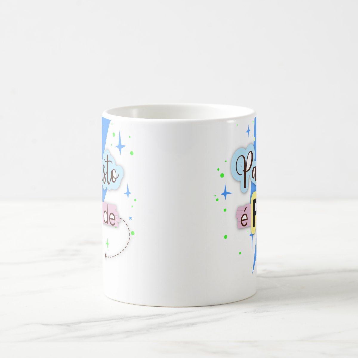 Caneca Cerâmica Mágica Presente Criativo Padrasto Especial