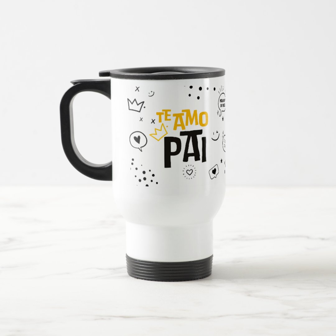 Copo Térmico Presente Especial Criativo Te Amo Pai Papai
