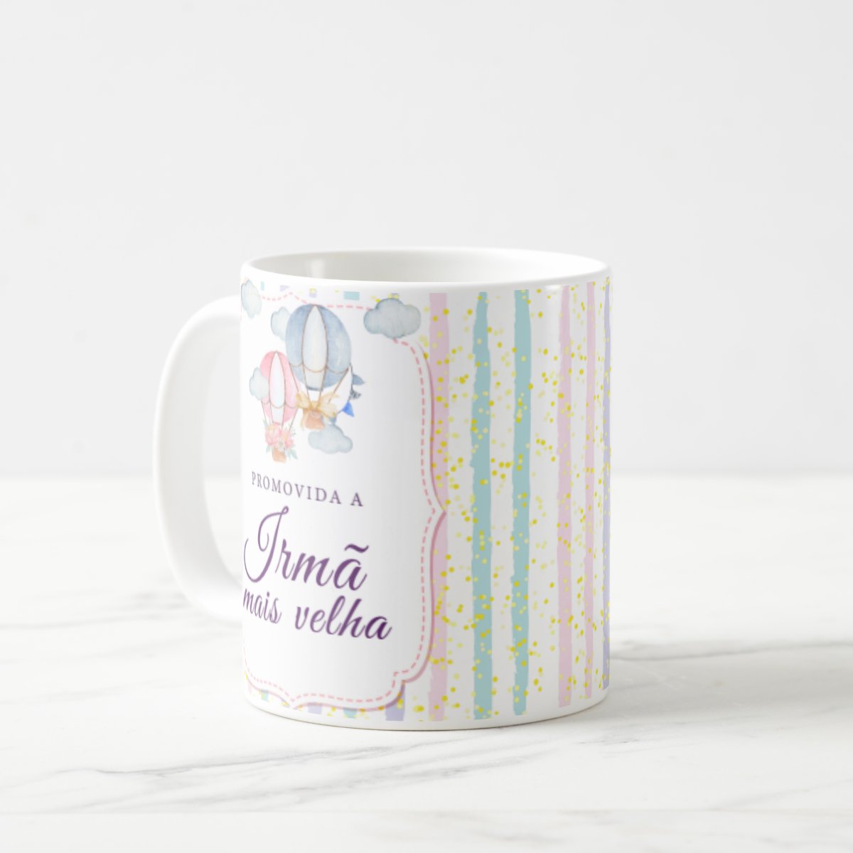 Caneca Personalizada Promovida A Irmã Mais Velha