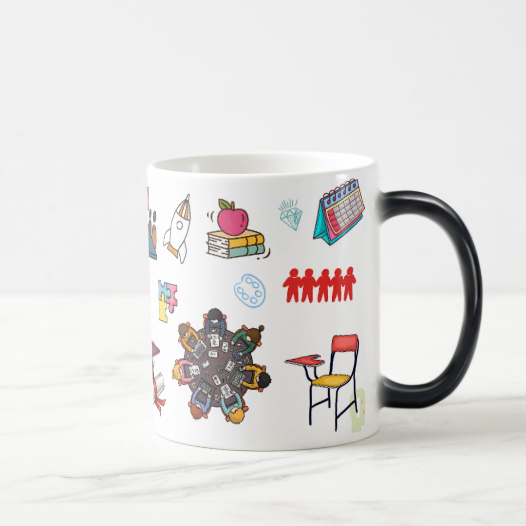 Caneca Mágica Presente Criativo para Coordenadora Pedagógica