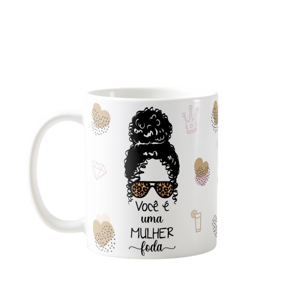 Caneca Presente Mulher Cacheada Personalizado Com Frase - Outros (Mulher Cacheada)