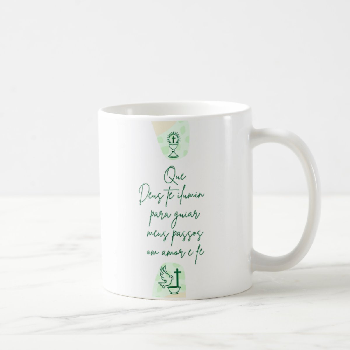 Caneca Convite Padrinho de Batismo Dindo
