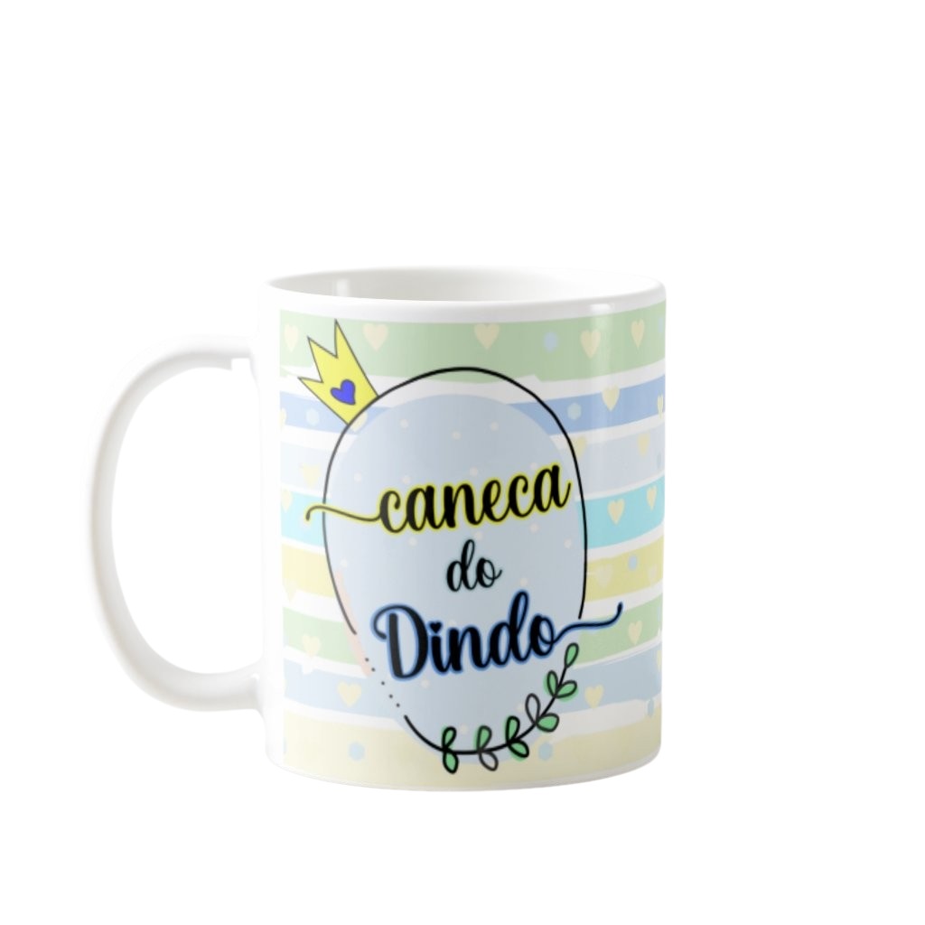 Caneca do Dindo Presente Especial Aniversário Padrinho - Batizado (Padrinho)