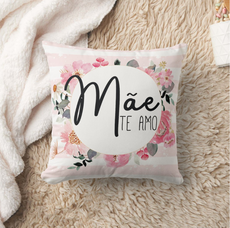 Kit Caneca e Almofada Personalizas para Dia das Mães