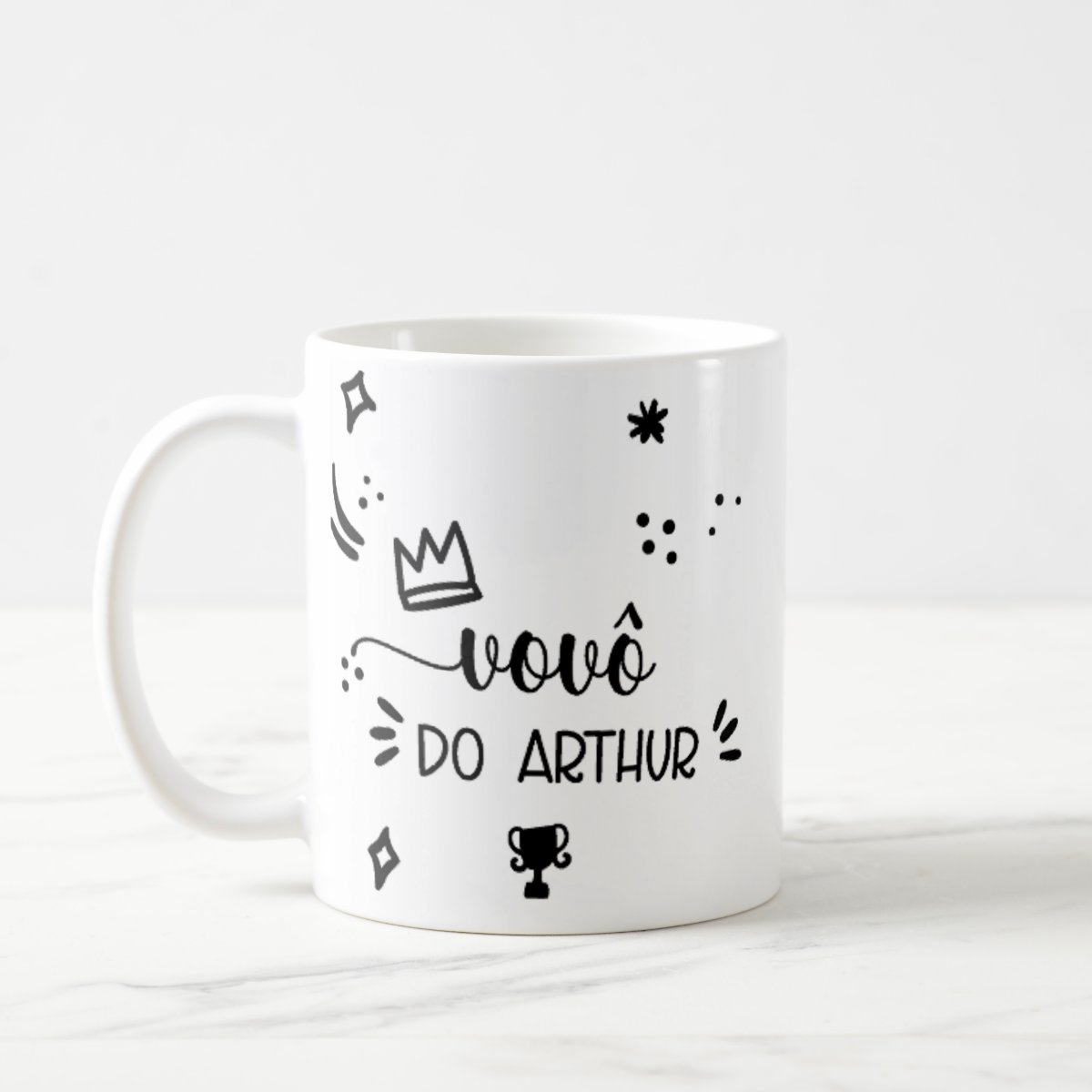 Caneca Personalizada Presente Legal com Nome para Vovô Avô