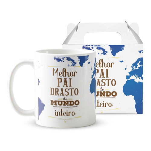 Caneca Personalizada Presente Melhor Padrasto do Mundo - Família (Padrasto)