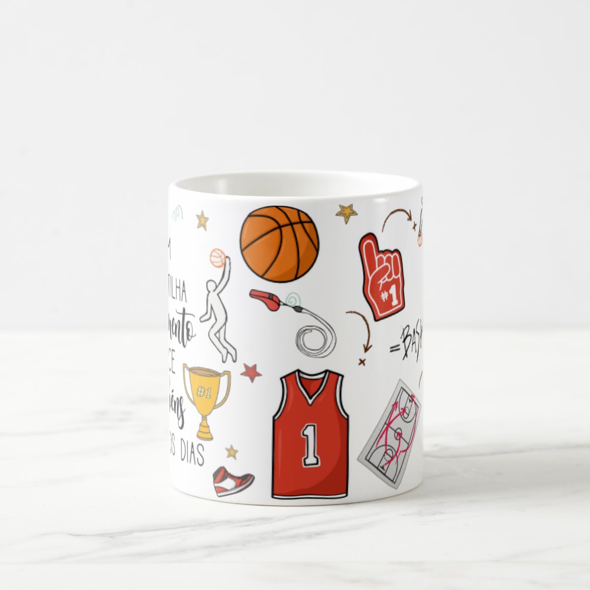 Caneca Presente Dia Dos Professores Professor De Basquete