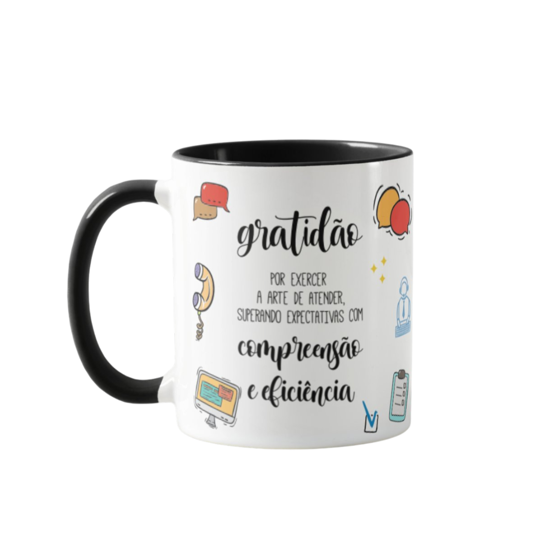 Caneca Profissão Homenagem Empresa Suporte e Atendimento