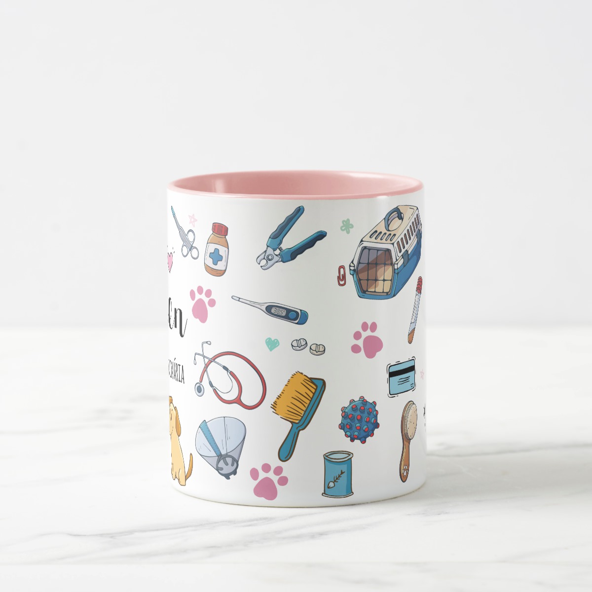 Caneca Personalizada Presente Profissão Medicina Veterinária