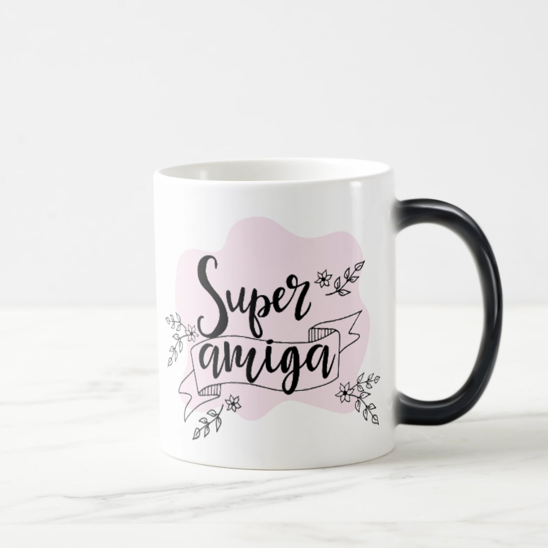Caneca Mágica Presente Divertido Especial para Super Amiga