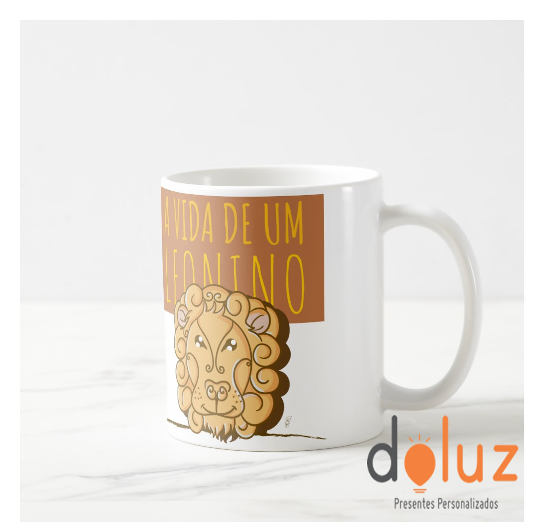Caneca Personalizada Coleção Signos Leão Presente Leonino Coleção Signos - Outros (Amizade)