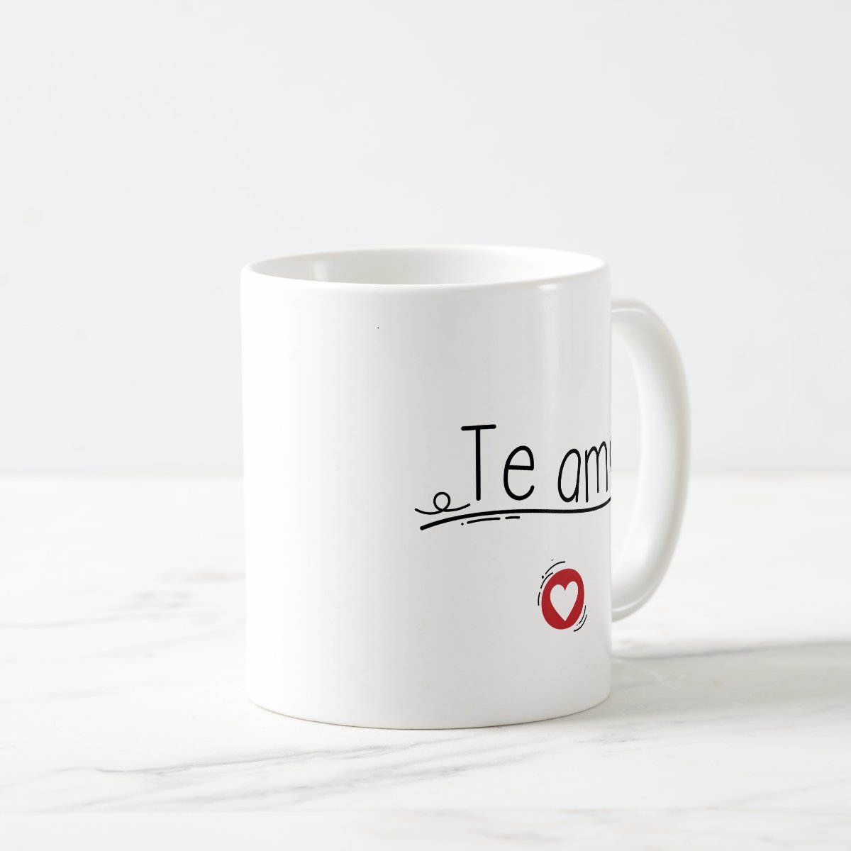 Caneca Personalizada de Presente de Dia dos Namorados Te Amo