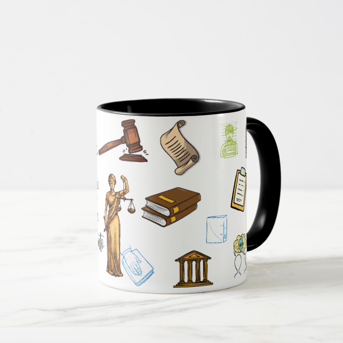 Caneca Profissão Homenagem Advocacia Presente Advogados