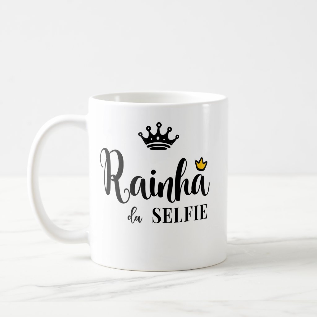 Caneca Personalizada Presente Para Amiga Rainha Da Selfie