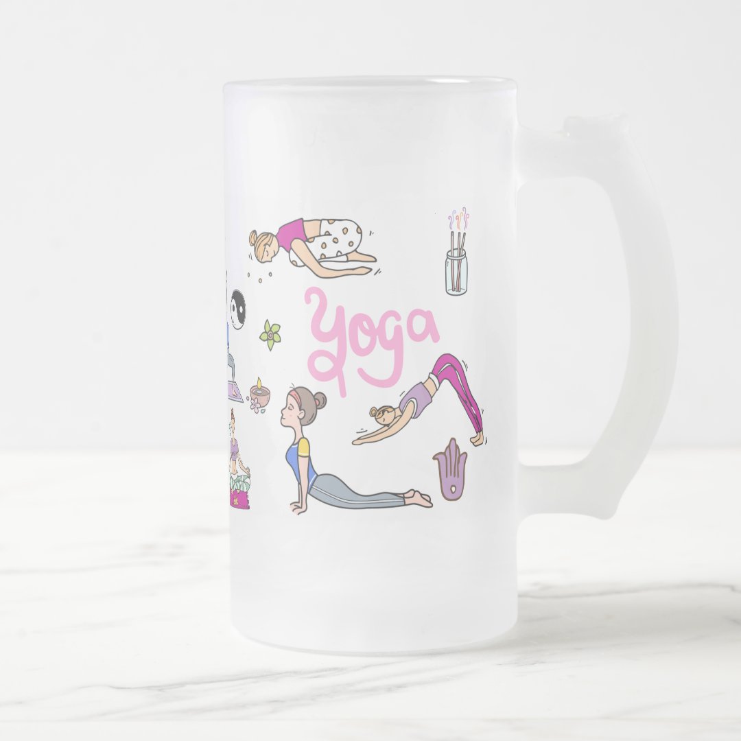 Copo Cerveja Presente Personalizado para Professora de Yoga
