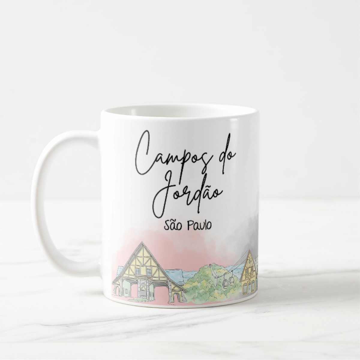 Caneca Personalizada São Paulo Lembrança Cidade Campos do Jordão