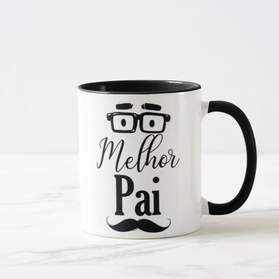 Caneca Presente Masculino Criativo para Melhor Pai com Nome