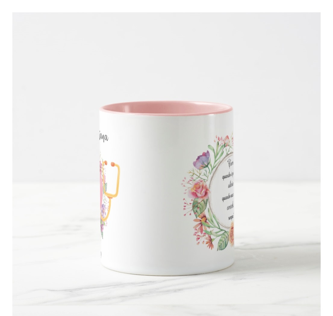 Caneca Presente Agradecimento Médica Profissão Medicina