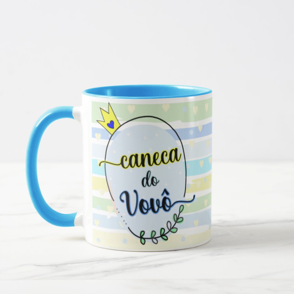 Caneca Personalizada Criativa Lembrancinha para o Avô Vovô - Família (Avó/Avô)