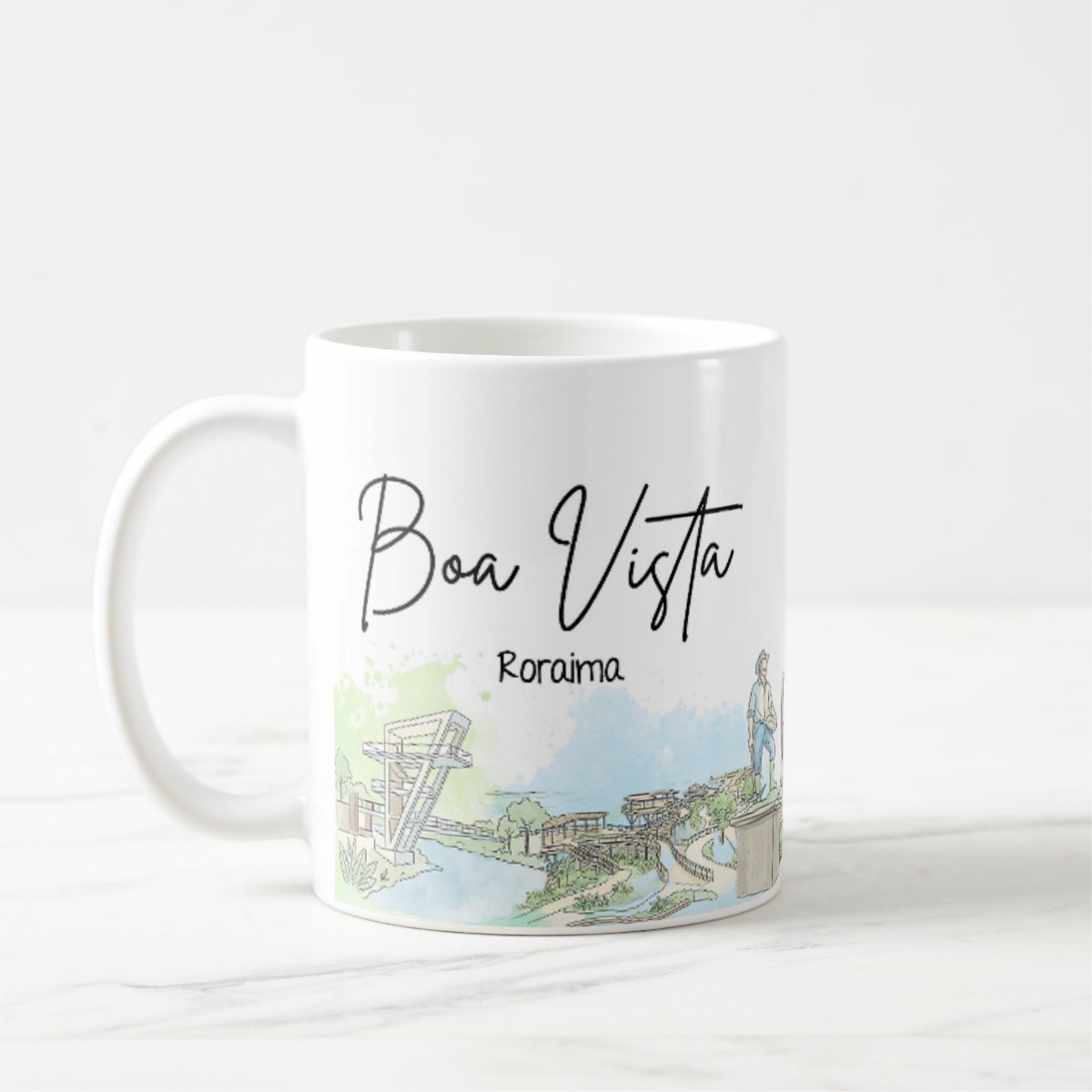 Caneca Personalizada Roraima Lembrança Cidade Boa Vista - Outros (Boa Vista)