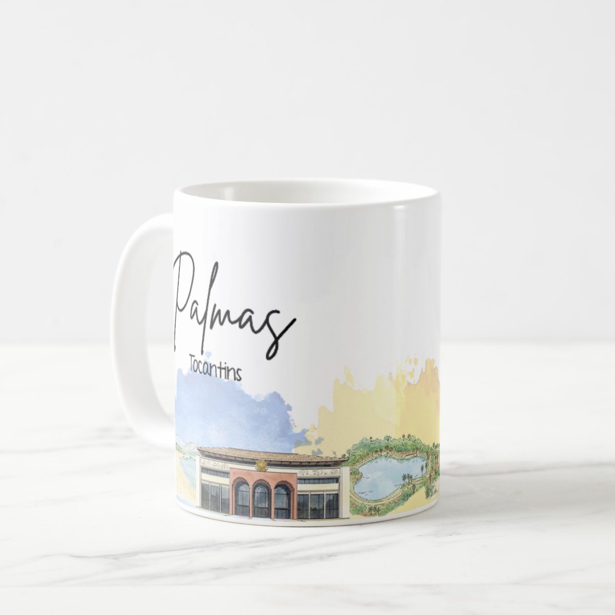 Caneca Personalizada Tocantins Lembrança Cidade Palmas