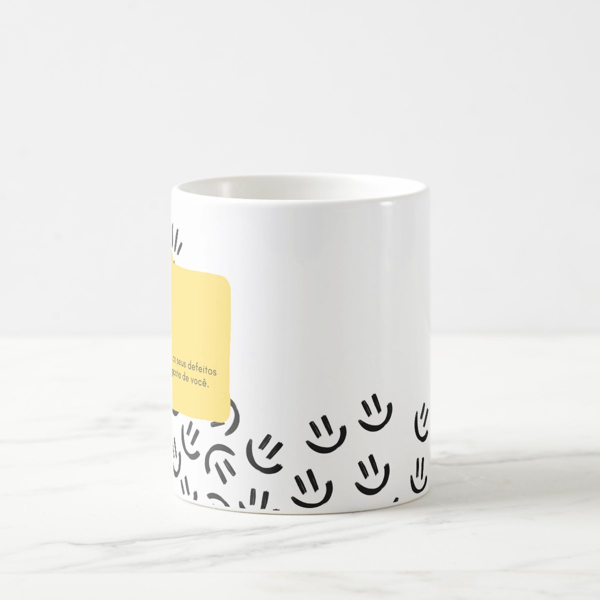Caneca Mágica De Cerâmica 325 Ml Modelo Amizade Do Luz Presentes