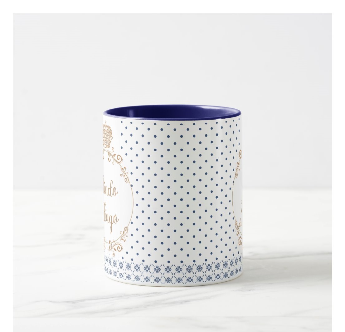 Caneca Presente Convite Revelação Dindo Padrinho Batizado