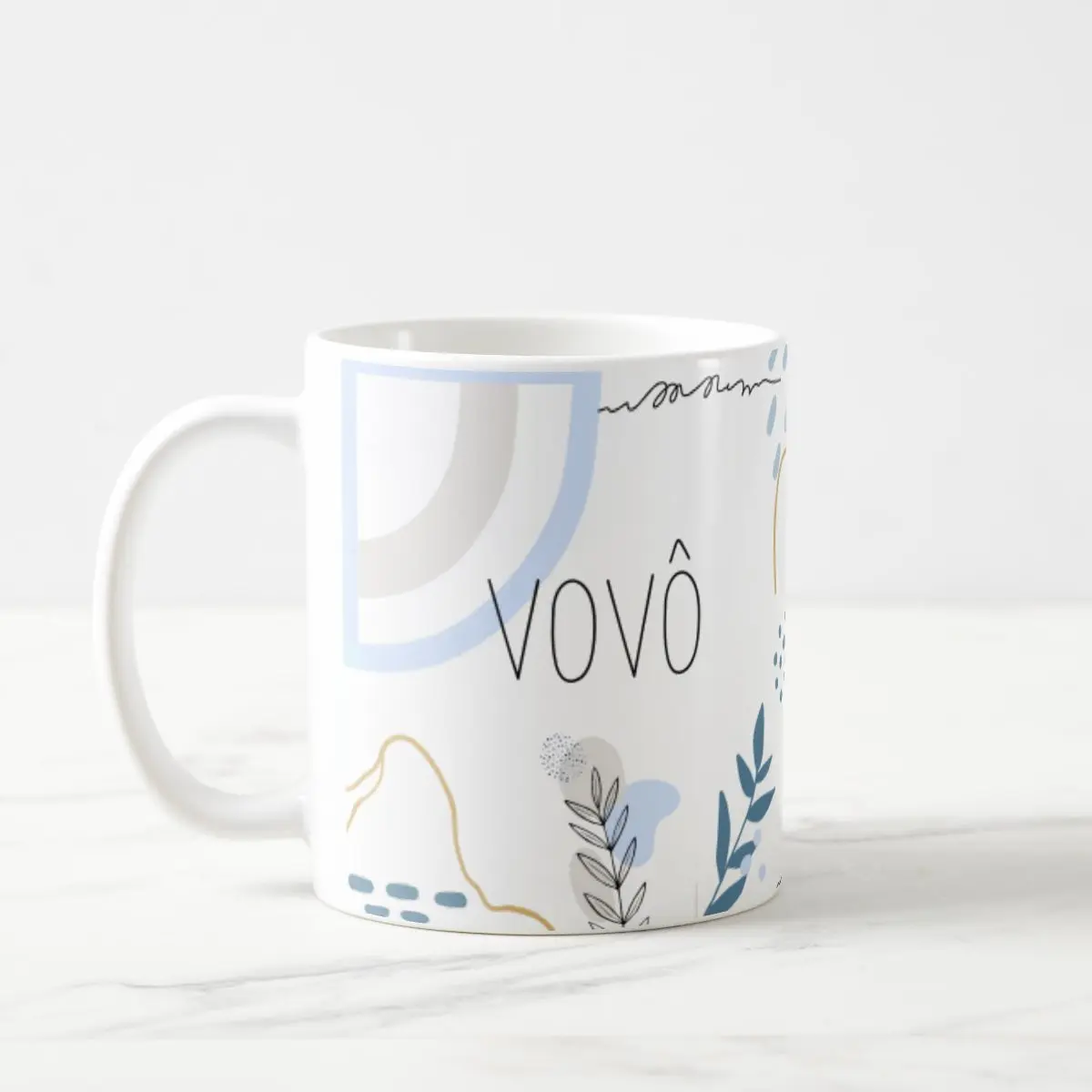 Kit para Avós - Canecas Cerâmica Vovó e Vovô – Presente Pronta entrega + caixinha inclusa