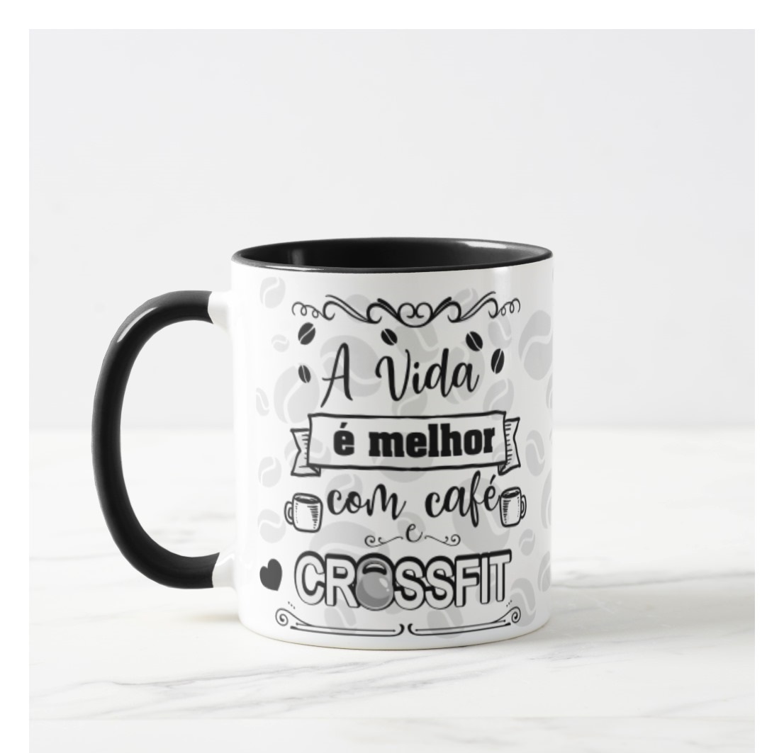  Caneca Esporte Crossfit Presente Personalizada Com Nome - Outros (Esporte)