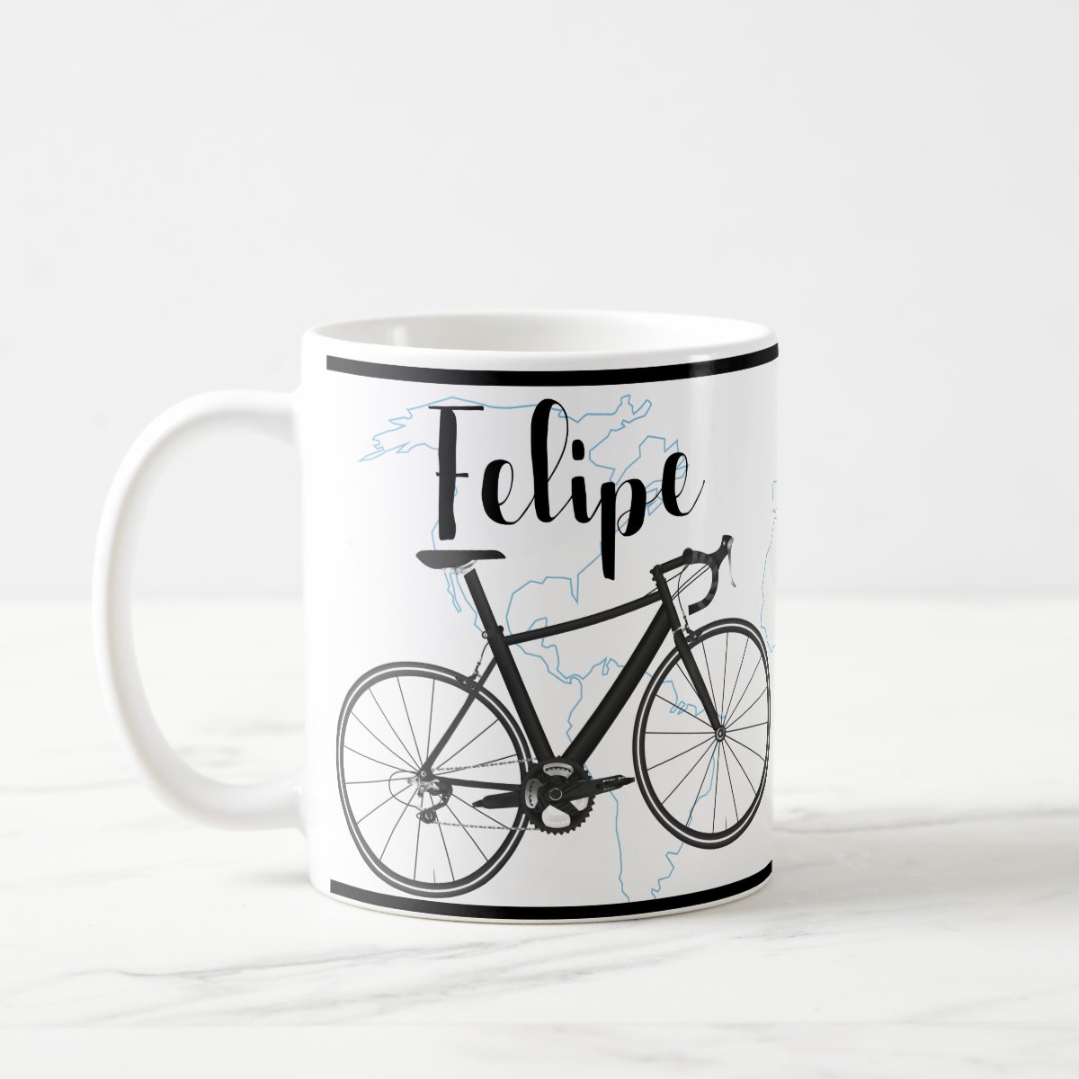Caneca Ciclista Aventureira Presente Criativo com Nome