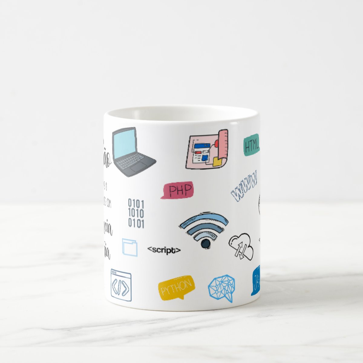 Caneca Tecnologi Presente Pronta Entrega Time Tecnologia Ti