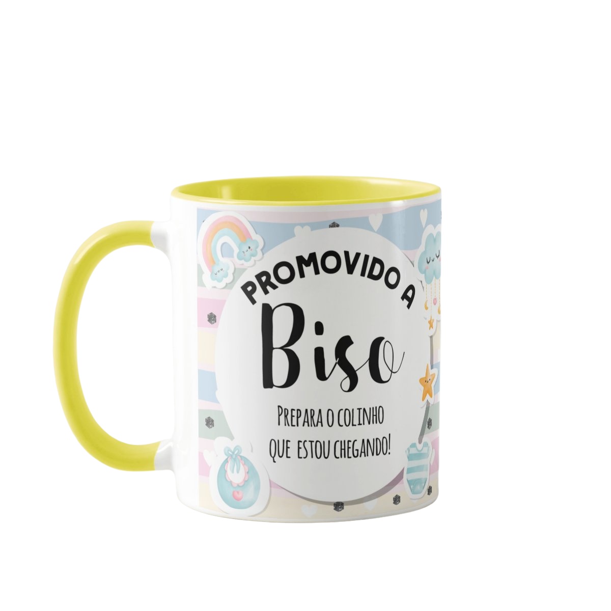 Caneca Personalizada Anúncio de Gravidez Gestação Bisavô - Anúncio de Gravidez (Bisavô)