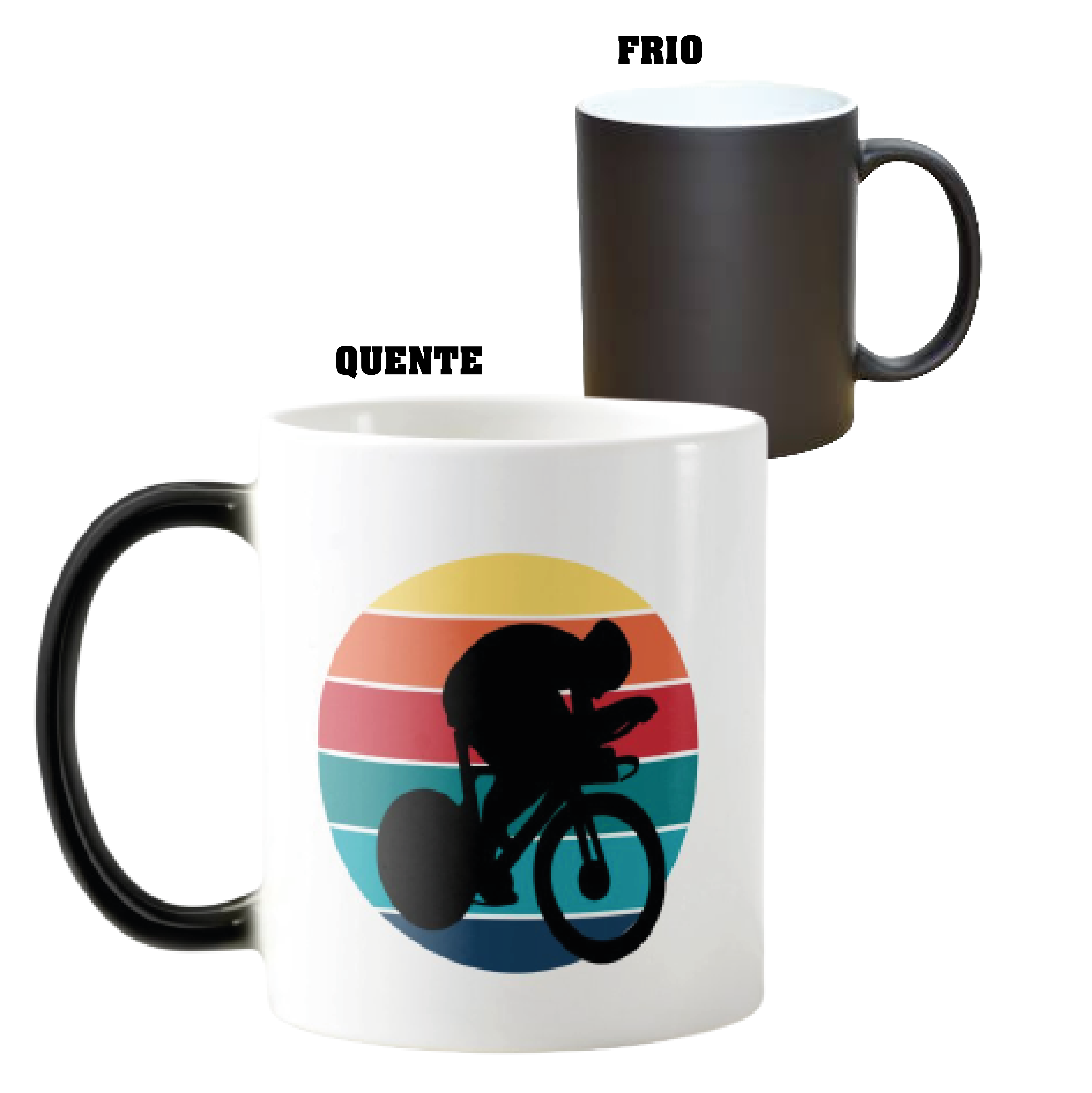 Caneca Mágica Presente Criativo Esporte para Ciclista - Hobbies (Esportista)