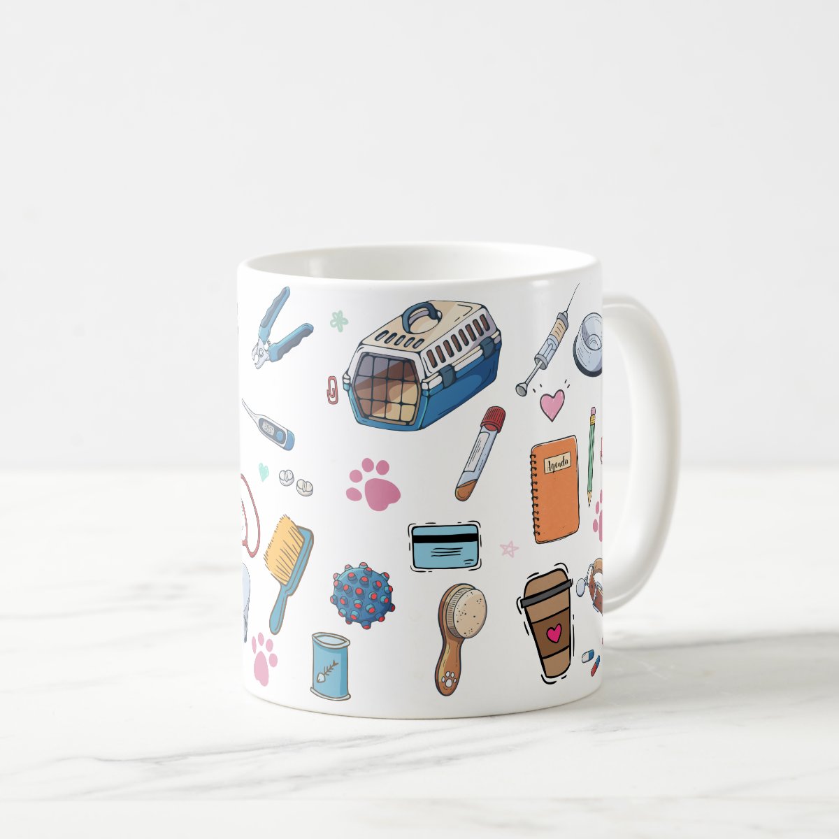 Caneca Medicina Veterinária Com Nome
