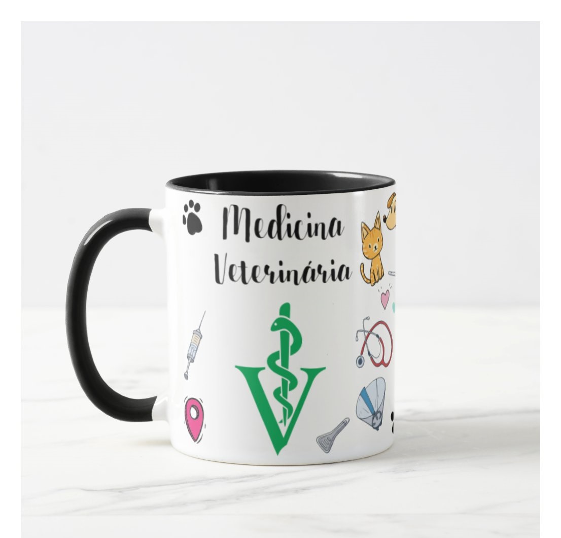 Caneca Personalizada para Profissionais Medicina Veterinária
